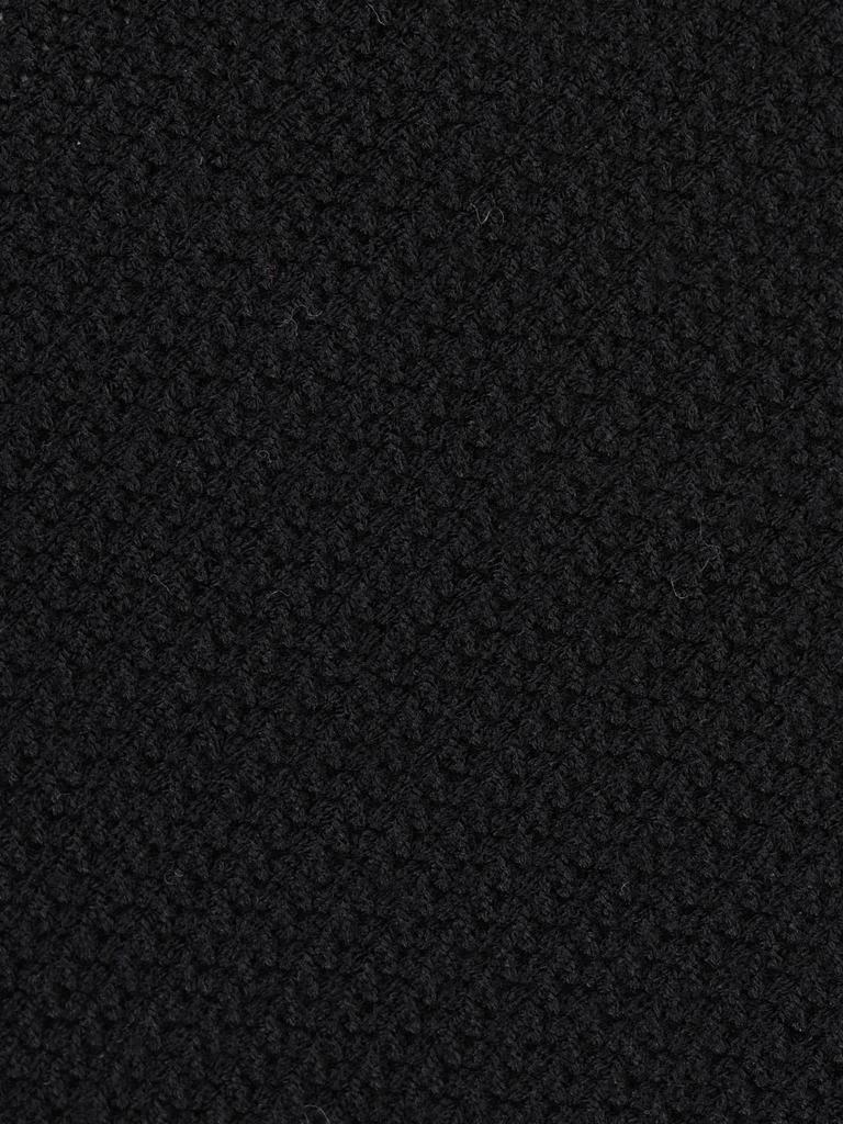 And Z Men'S Machine Washable Knit Collared Long Sleeve Tee_Blg1Et1002Bk