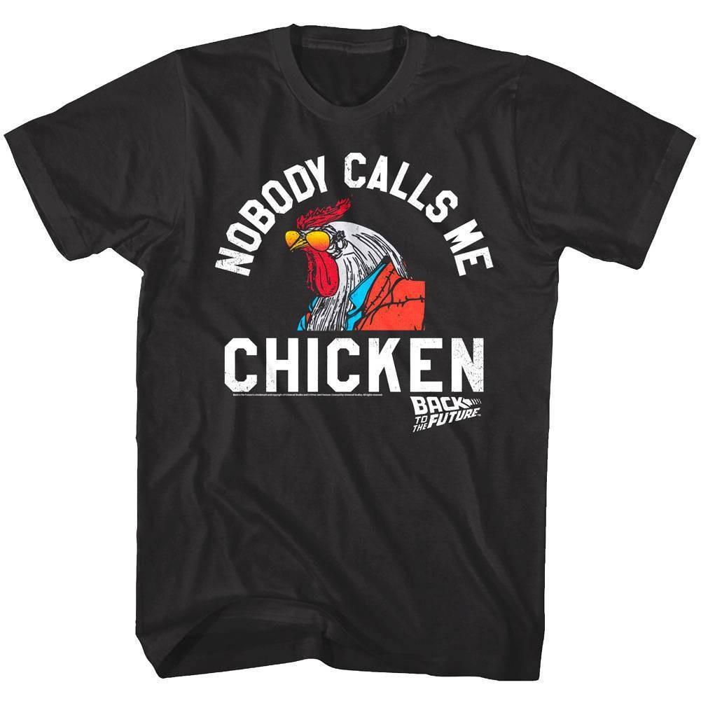 Back to The Future Nobody Calls Me Chicken Men T Shirt XXXXL