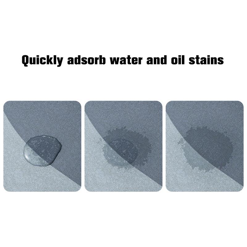 Super Absorbent Kitchen Floor Mat Diatom Mud Pad Bath Pad Anti-Slip Carpet Kitchen Mats Wipeable Wash Long Strip Carpet