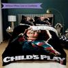 Child'S Play Horror Theme Bedding Without Core 1 Duvet Cover 2 Pillowcase Without Core Soft And Comfortable Christmas Birthday Gift
