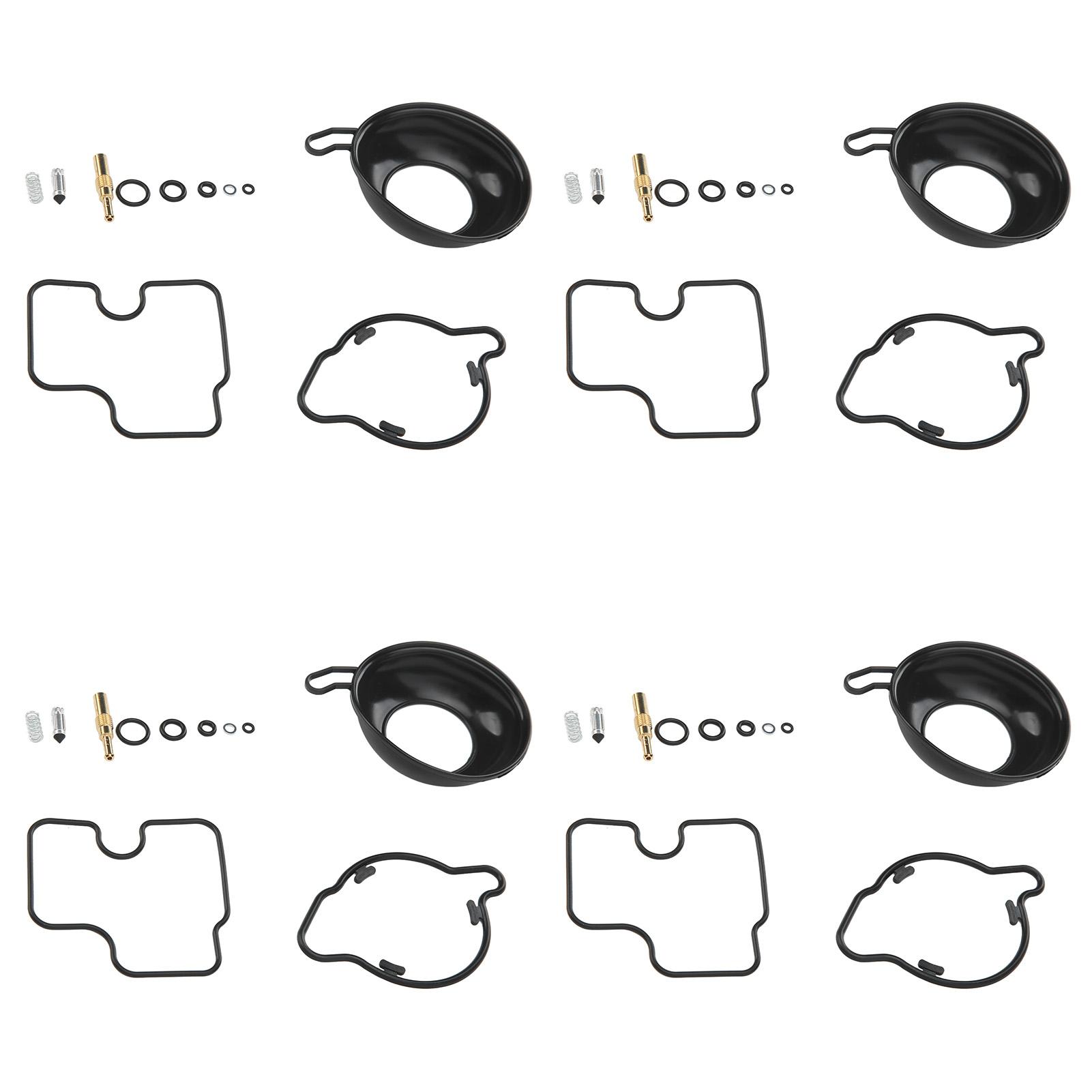 

44pcs Plunger Diaphragm Carburetor Repair Kit Metal Rubber Replacement for CBR600F4