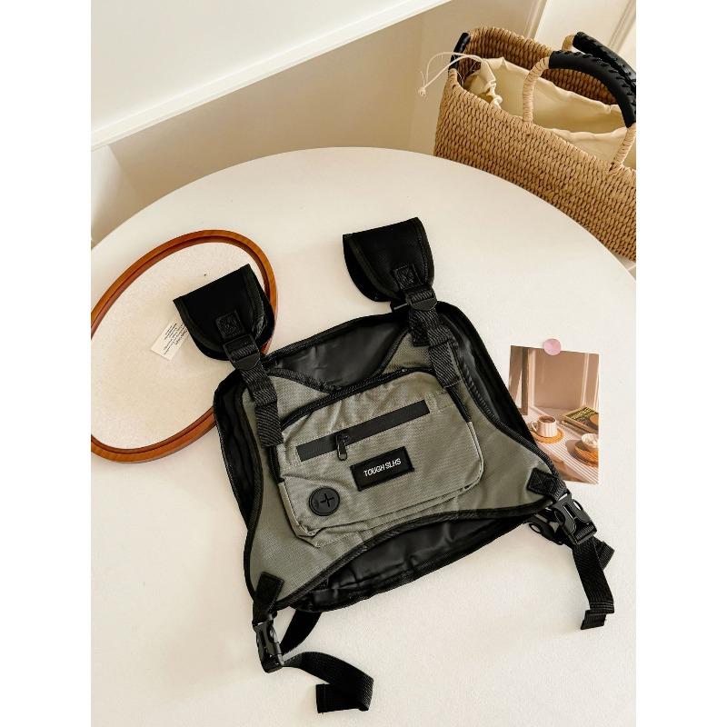 Tide cool dark wind tooling tactical socks puppet app backpack personalized boys street shooting tide sports satchel breast bag