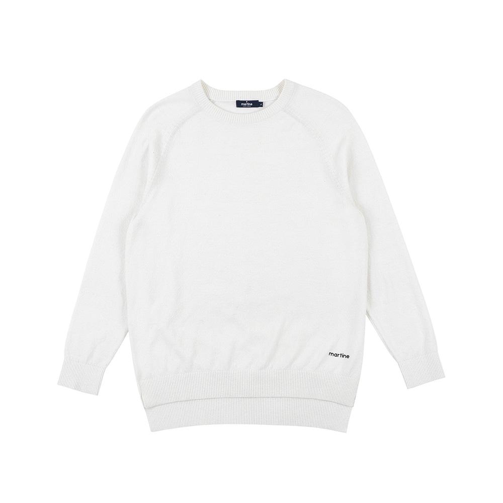 MARTINE GOLF Terry Raglan Sleeve Knit_White (Men)