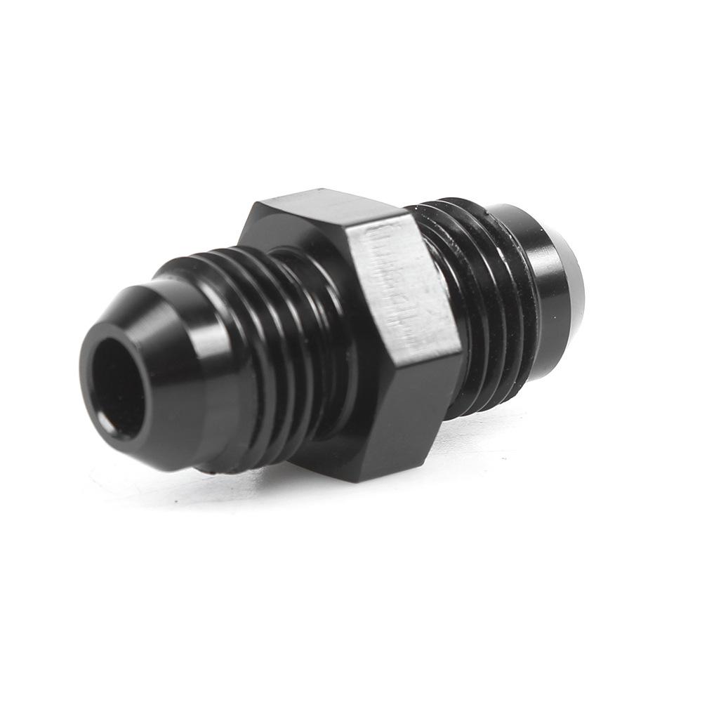 Automotive Oil Cooler Hose Male Thread Connector Adapter Aluminum Alloy Hose Connector Oil Cooler Reducer AN4-AN12
