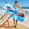 Manchester City F16.C Print Beach Towel, Large Soft Quick Dry Towel for Beach Camping Swimming