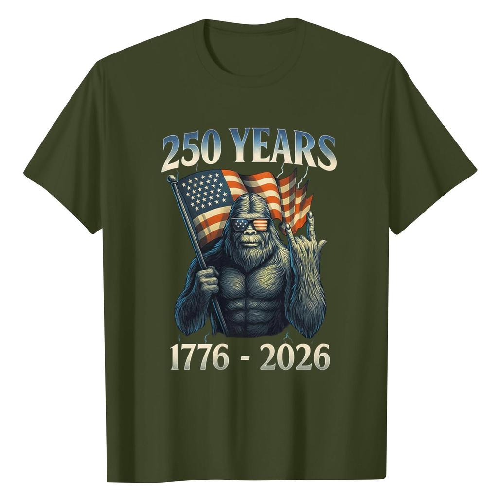 Unisex Round Neck Casual Digital Printed Short Sleeved T-shirt Top
