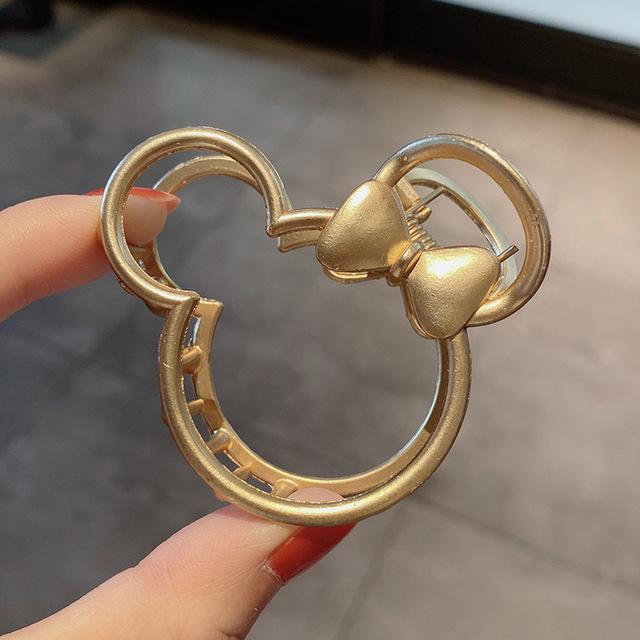 New Women Elegant Gold Silver Hollow Geometric Metal Hair Claw Hairpin Headband Crab Hair Clips Fashion Hair Accessories