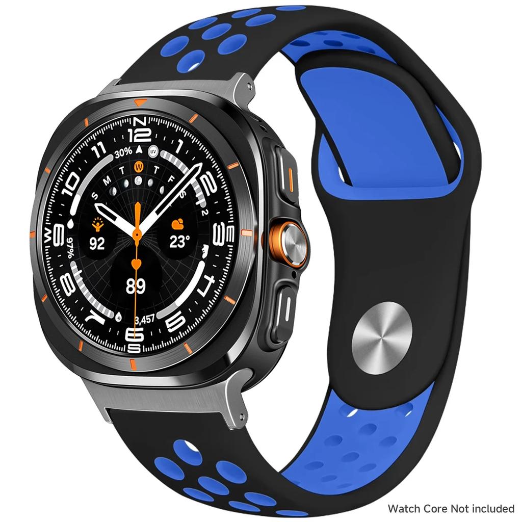 Silicone Strap For Samsung Galaxy Watch 8 40mm 44mm 8 Classic 46mm Sports Breathable Bracelet For Galaxy Ultra 2025 47MM Band