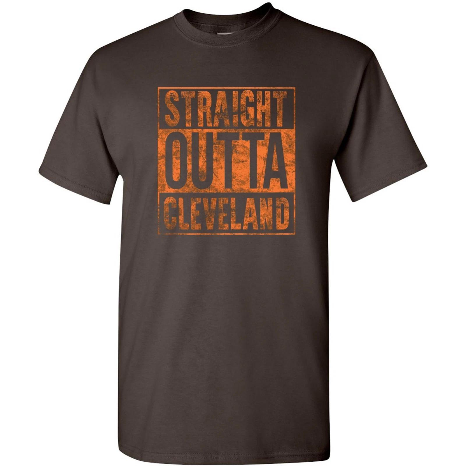 Straight Outta Cleveland - Hometown Team Sports Fan Unisex Short Sleeve T Shirt L