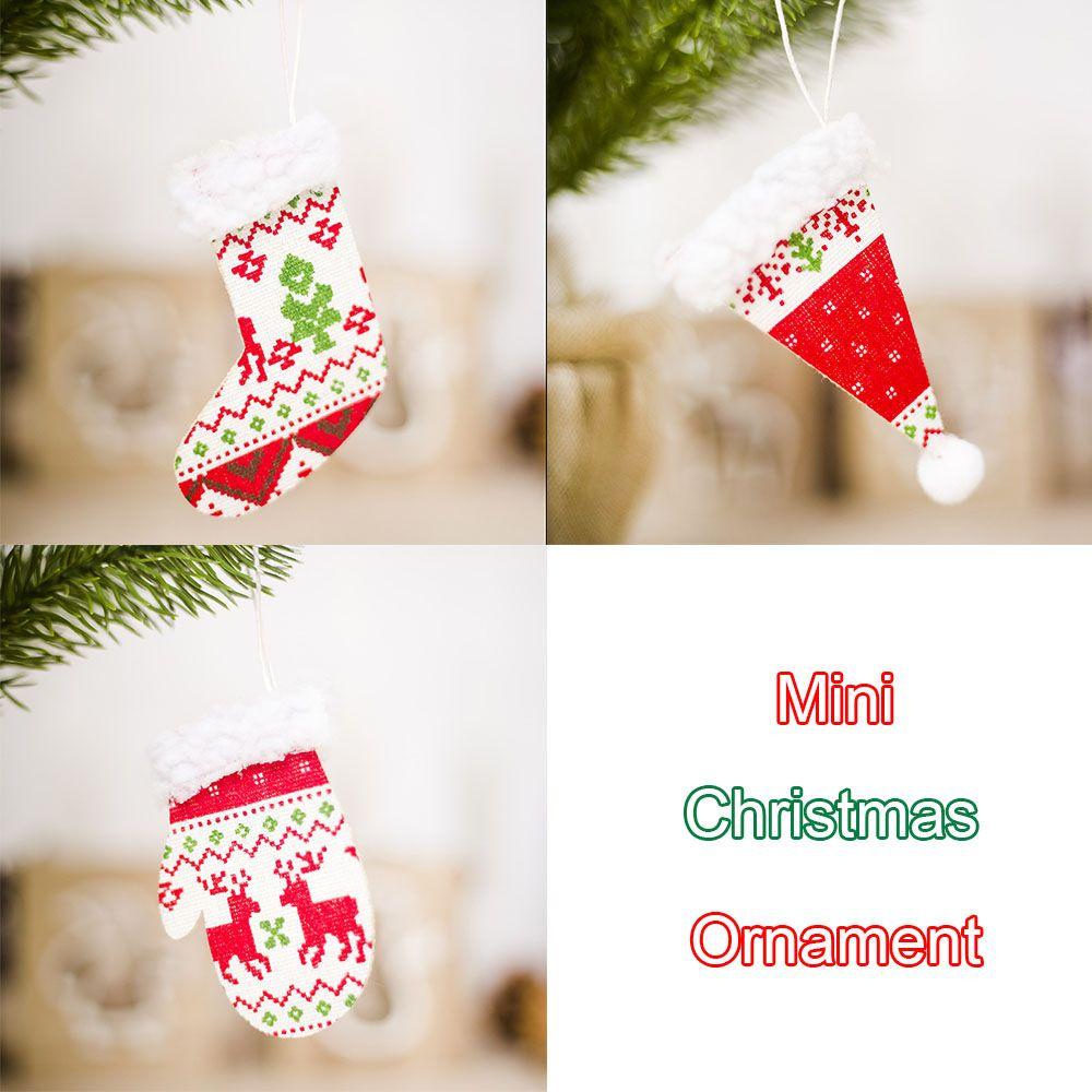 

Крышка бутылки Подарочная сумка Подвеска Санта-Клаус Рождественское украшение Рождественская елка Подвесные детали упаковки