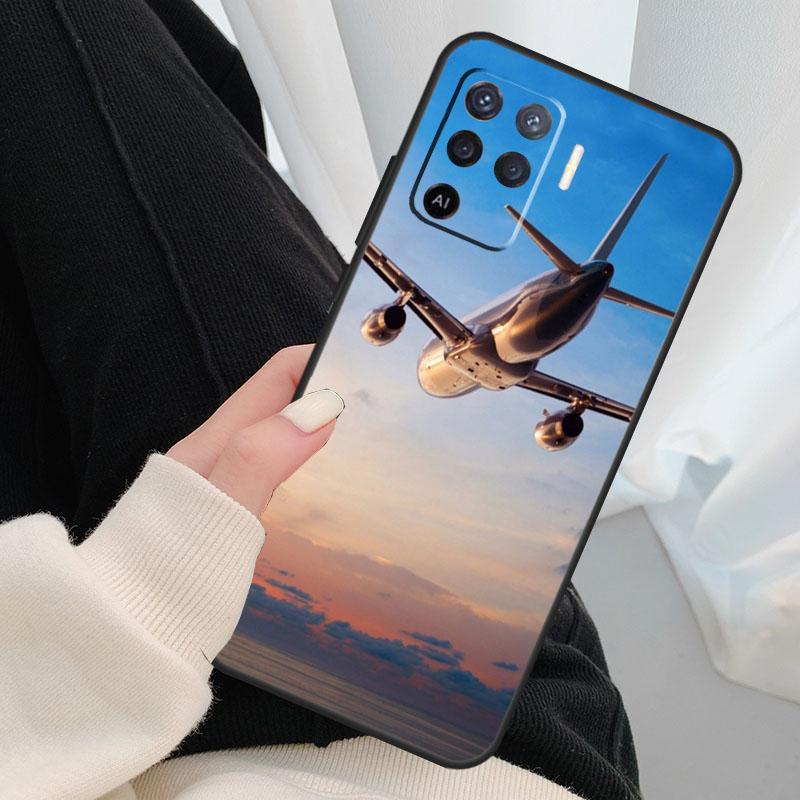 

Airplane Flying Into The Sunset Case For Oppo A54 A74 A94 A18 A57 A17 A77 A38 A58 A78 A98 A80 A60 A40 A96 A76 A16 A15 A5 Pro OPPO A78 4G