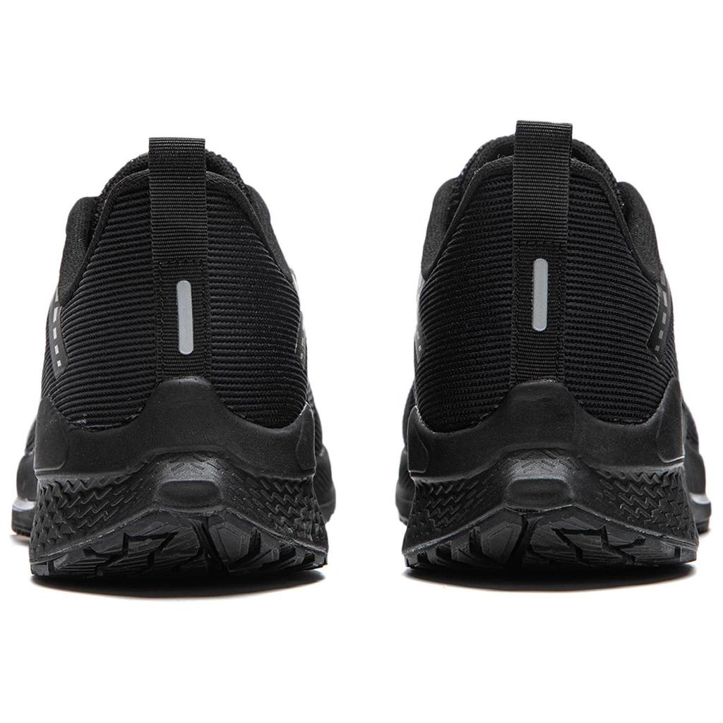 Li Ning Comfortable Breathable Shock Absorbing Wear Resistant Low Top Running Shoes Men Sneakers Black ARBU003-2