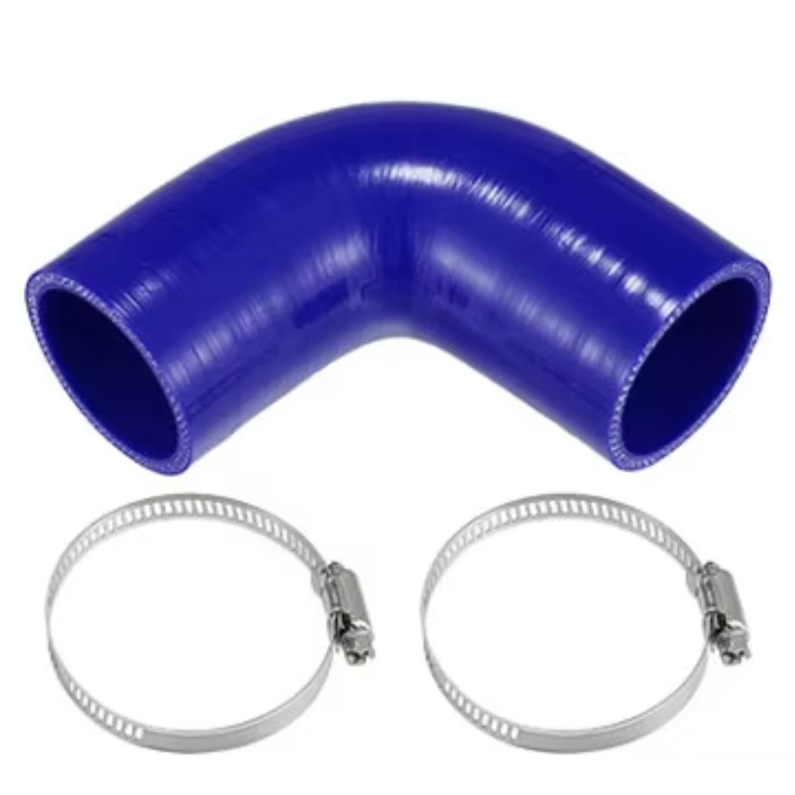 

morytrade Патрубок радиатора колено 90 градусов лента из нержавеющей стали старый автомобиль мотоцикл сельскохозяйственная техника Inner diameter 50mm синий