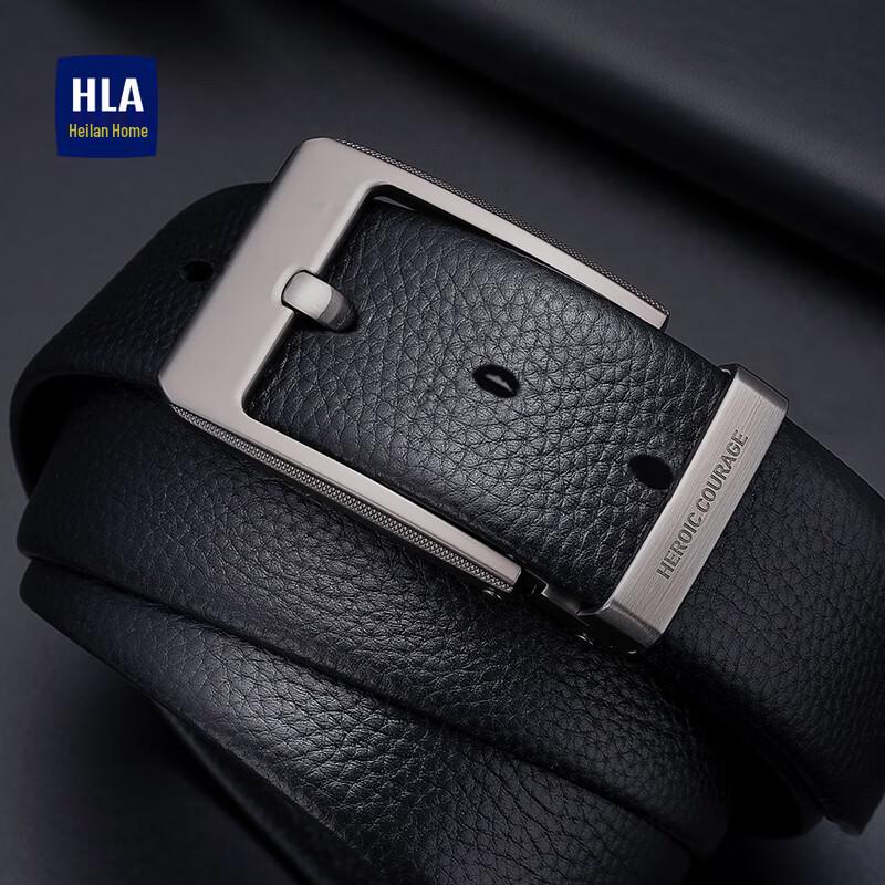 

Мужской ремень Heilan Home первого слоя из коровьей кожи с пряжкой-булавкой 120-125cm