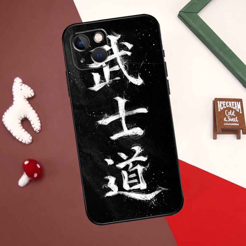 Japonský samurajský kryt Bushido pro iPhone 12 11 13 14 15 Pro Max 12 Mini 7 8 Plus X XR XS Max SE 2020 Pouzdro na telefon