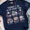 Volleyball Lover T-Shirt: 'Things I Do In My Spare Time' Funny Sports Tee for Coach and Player Gift