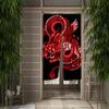 Japanischer Stil Türvorhang Panel Traditionelles Chinesisches Drachen Eule Tiger Gemälde Tür Tapisserie Raumteiler Vorhänge Für Küche