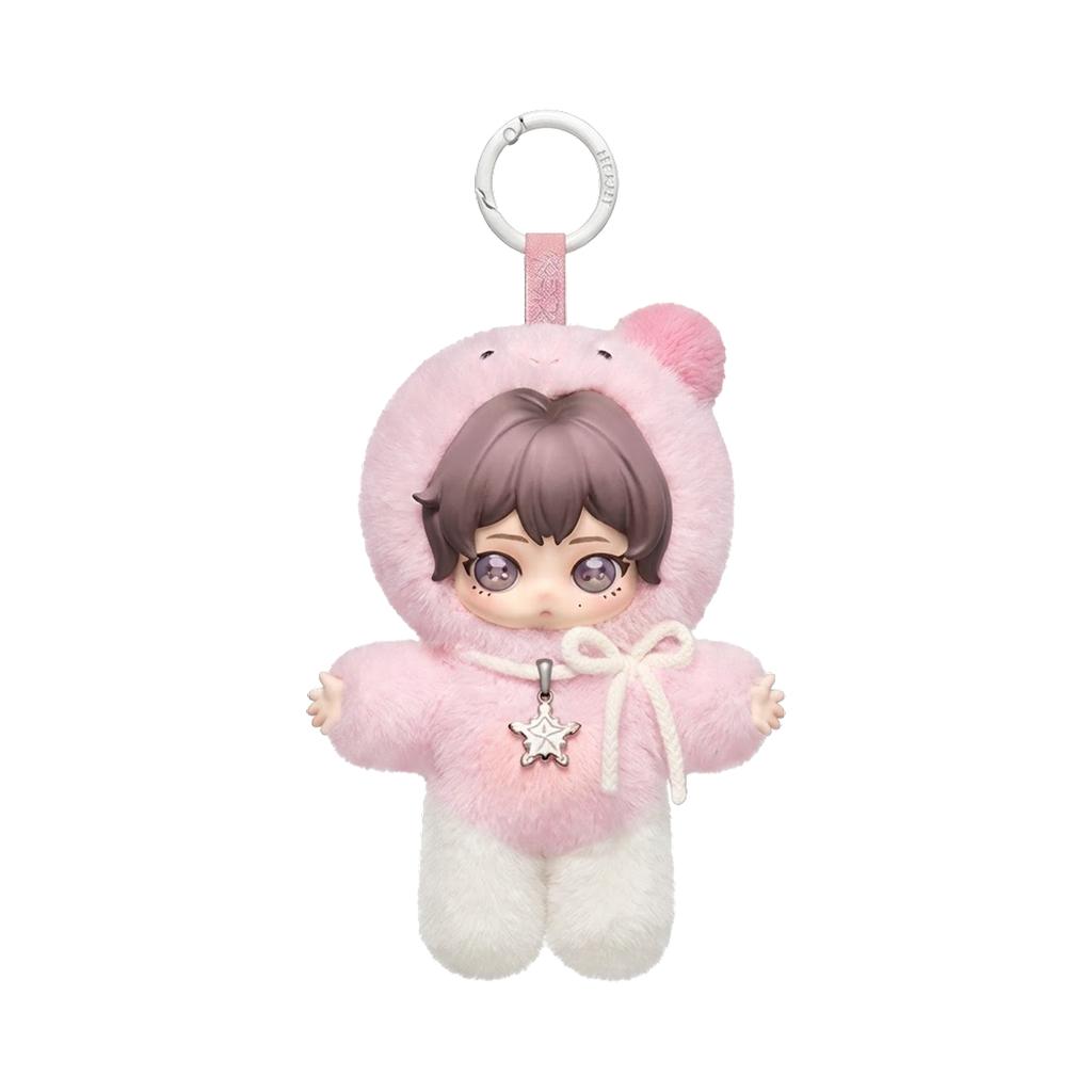 Pop Mart x Aespa Fluffy Club Series Bambola Peluche in Vinile Ciondolo Jelly Mungtaengi (Versione Invernale) (Caso Aperto)