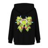 Women's Fashionable Casual Long-Sleeved Hooded Printed Sweatshirt