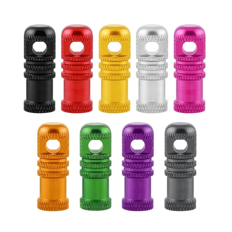 4lots Air Leakproof Bicycles Tire Caps Corrosions Resistant Stem Cover for Traveler Commuters Cyclists
