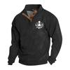 Men's Round Neck Long Sleeve Top Valentine's Day Printed Pullover Couple Sweatshirt