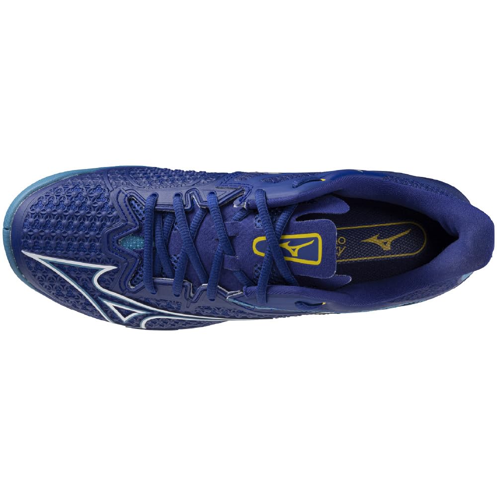 Tennis Shoes Wave Exceed Tour 6 AC All Court Club Activities Lightweight Game Court Soft Blue X White Cm 2E [Mizuno] 24.0