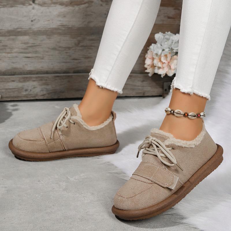 Modische Damenschuhe mit niedrigem Oberteil, lässig, bequem, 2024 Cross Lace Up Retro Low Top flache Schuhe für Damen