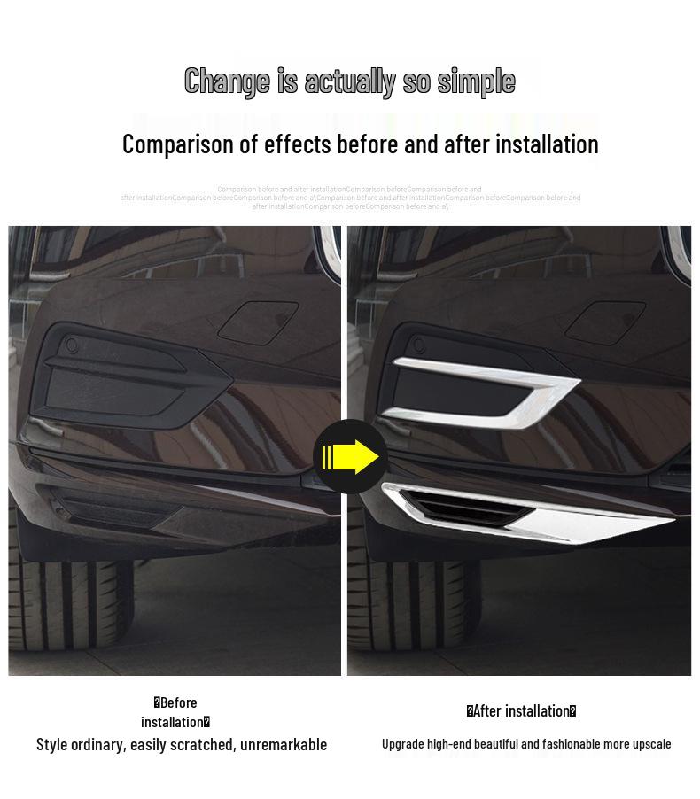 Volvo XC60 Fog & Tail Light Trim Bright Strip Kit