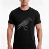 Bird Art European Starling Vintage Print Art Tshirt Summer Casual Cotton Tee Oversized Streetwear Tops Unisex Unisex Unisex