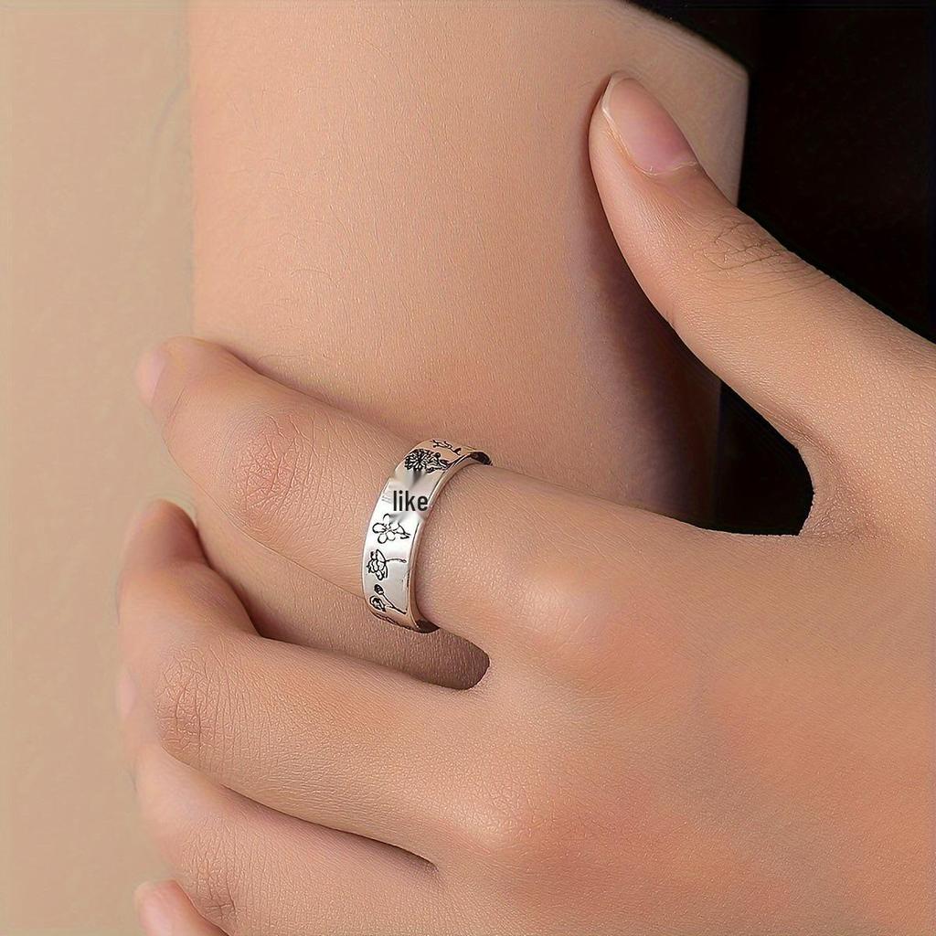 European & American Wildflower Dandelion Ring