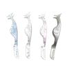 Anti-Static Plastic Eyelash & Eyebrow Tweezers - Seahorse Clip Lash Extension Tool