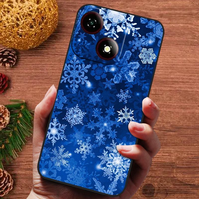 Świąteczne Malowane Etui Dla ZTE Blade A35e A35 A55 A75 4G Nubia Focus Pro 5G Etui Silikonowe Miękkie Fundas Pokrowiec na Telefon A35 e A 55