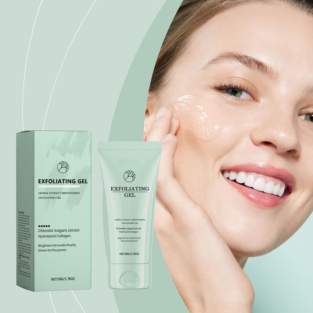 The Gentle Exfoliating And Brightening Gel Brightens The Complexion, Improves The Skin Texture, And Gently Exfoliates The Skin For A Long Time