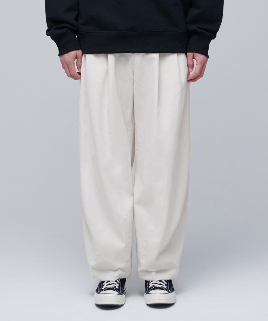 MUSINSA STANDARD Cotton Wide Balloon Pants [Cream]