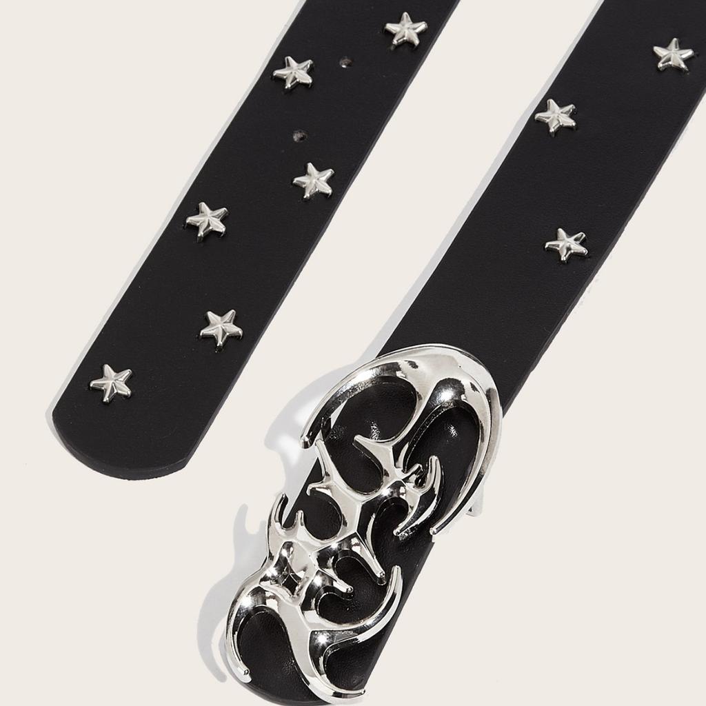 The Niche Design Star Buckle Women's New Fashion In 2025 and The Versatile Retro Belt Decoration Jeans Are Trending