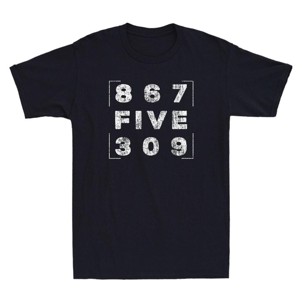 8675309 Eighties Nostalgic Funny 80 s Quote Vintage Men s Short Sleeve T-Shirt L