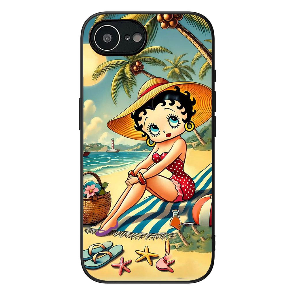 

Чехол для телефона Кавайный B-Bettys Аниме B-Boops для Apple iPhone 17 16 Plus 13 12 Pro Max Mini X XR ProMax 16E 15+ 16Plus Air Case iPhone17