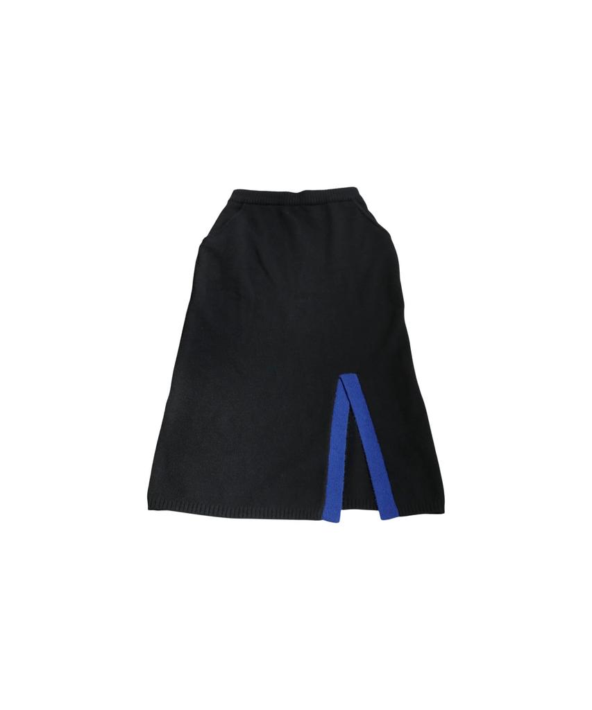 Antiqua Slit Knit One Size Black Women's Color-Coordinated Skirt, PN-00579, 05,