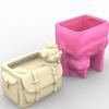 Backpack Dog Succulent Pot Mold Flower Pot Resin Mold Home Office Desktop