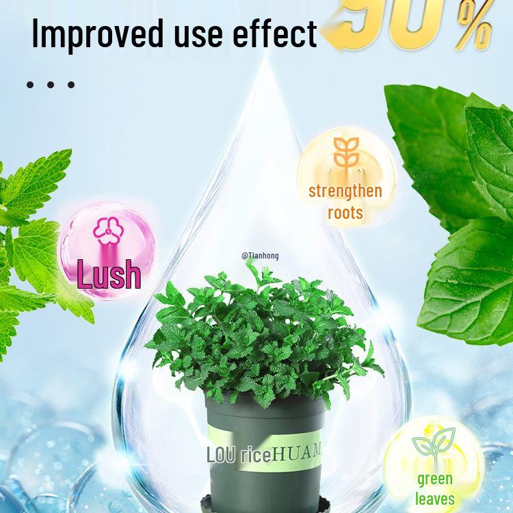 Organic Liquid Fertilizer for Hydroponic Mint and Potted Plants