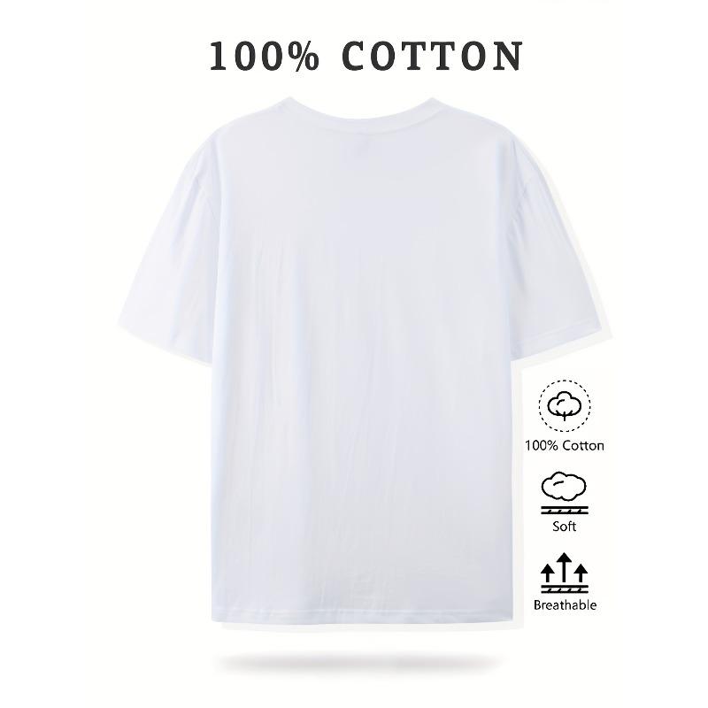 European Sizes Kapitan Text Print On White T Shirt With Color Options Displayed On Arm Mens Classic Crew Neck T Shirt Breathable