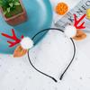 Forest Girl Christmas Antler & Berry Headband - Festive Elk Headdress for Performances