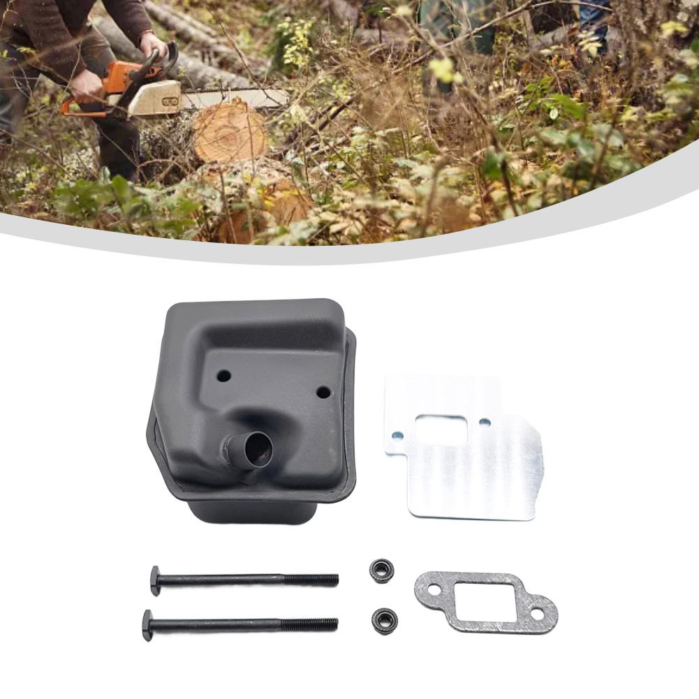 Chainsaw Exhaust Muffler Kit Compatible with MS210 MS230 MS250 021 023 025 Models OEM 11231400606 1123 148 1201