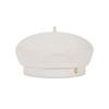 VARZAR VA Curved Oval Metal Blended Beret Cream