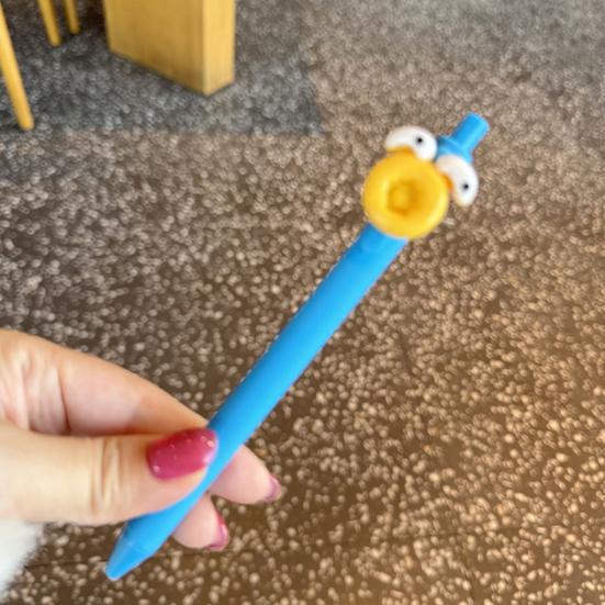 Large Mouth Ballpoint Pens Cartoon Gel Pen Cute Students Stationery Pen Fun