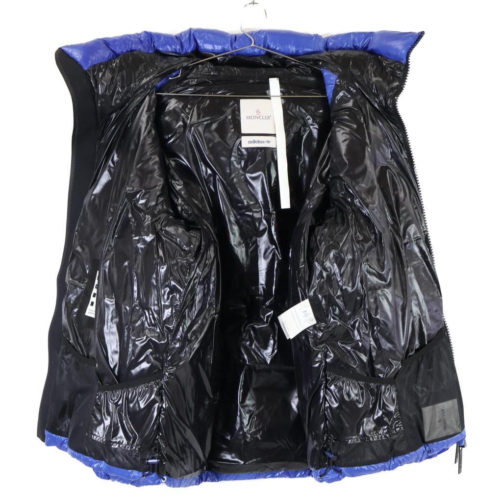 MONCLER GENIUS 3 x adidas BEISER hoodie down jacket (2022 model) Jacket 2 blueUsed