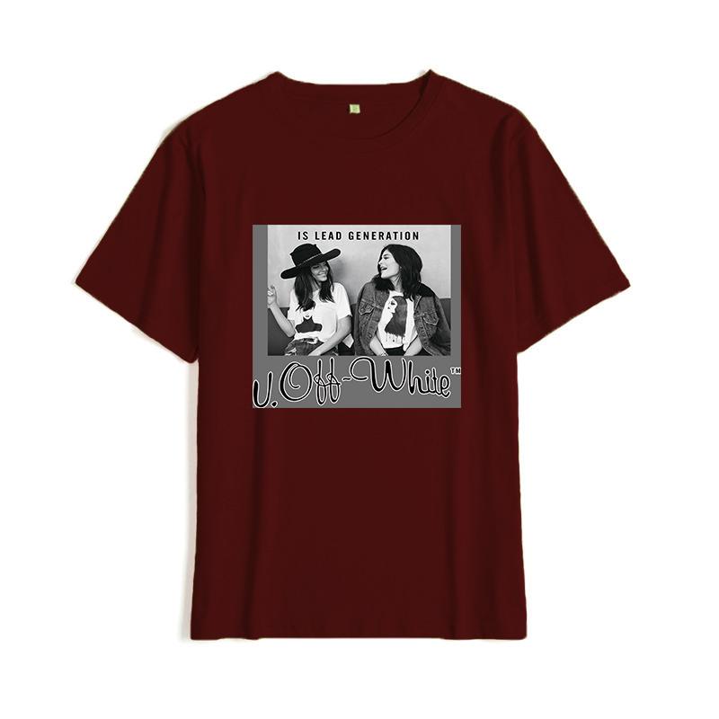 

Shellsuning винтажные футболки с эстетическими персонажами женские повседневные модные свободные топы с короткими рукавами женские летние простые хлопковые базовые футболки 3XL вино красного