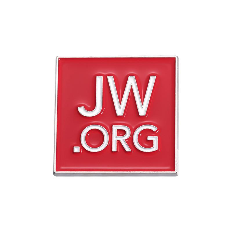 Versatile Geometric Jworg Enamel Badge In Multiple Colors Ideal For Fashion And Decoration