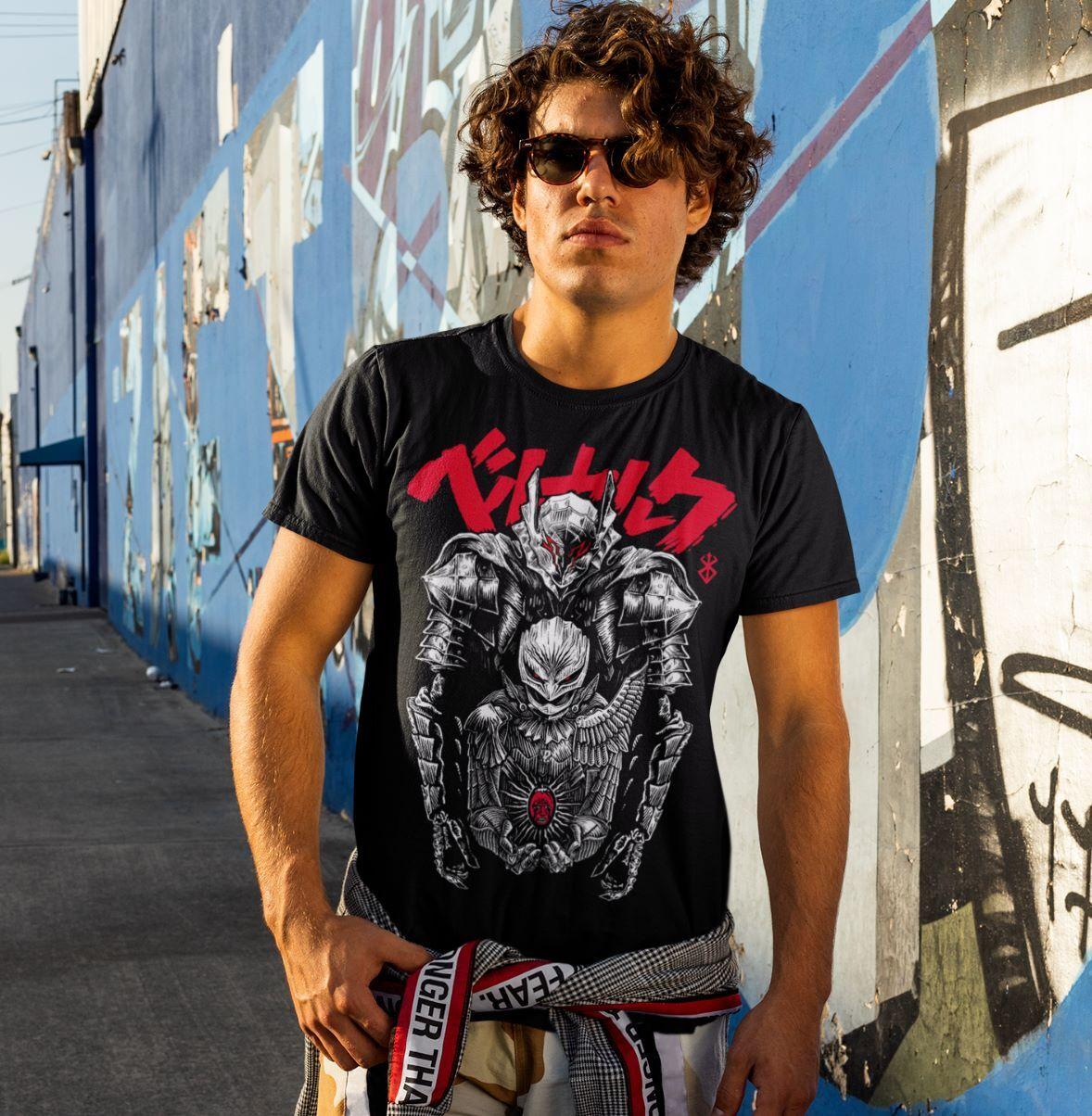 Berserk T-shirt Manga Strip Guts Berserker Armour Anime shirt T-shirt ALL SIZES XXXXL