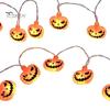 Halloween String Lights Lights, 10/20 LED Spooky Pumpkin Ghost Fairy Light, Battery Operated for Indoor Outdoor Home Yard Patio Decor Party Supplies